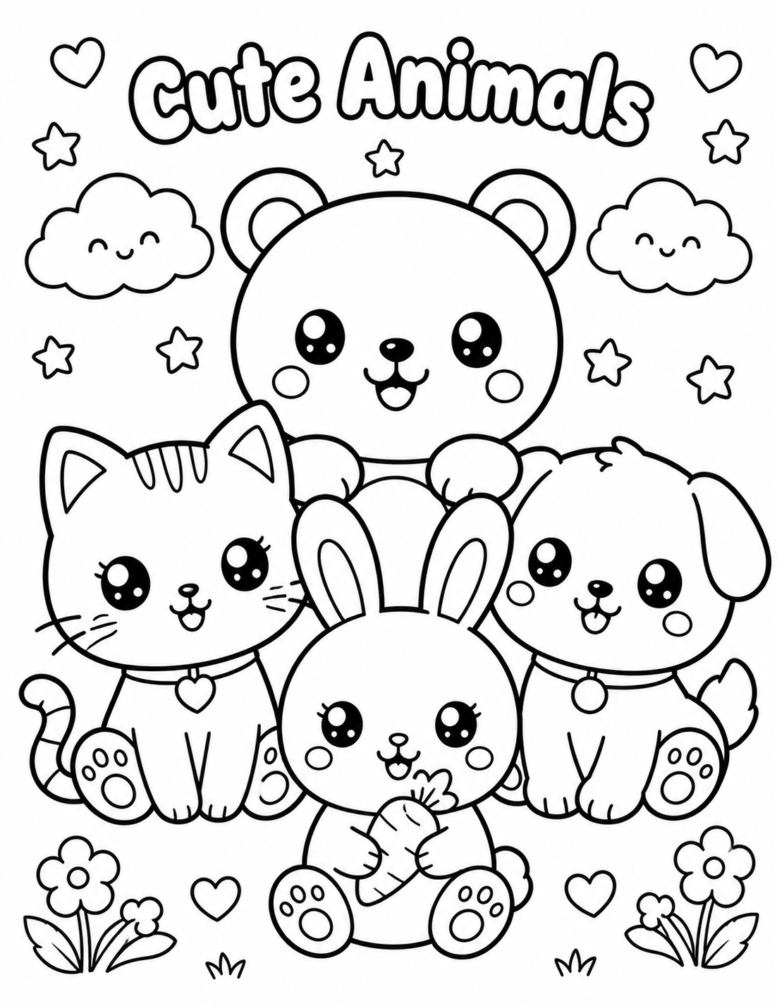 Coloring page printable result from GPT Image 2 prompt