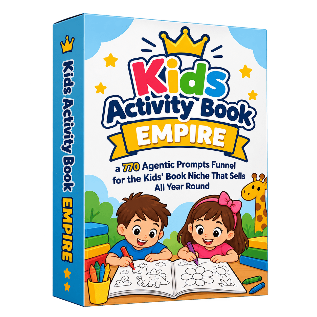 Kids Activity Book Empire — Product Cover
